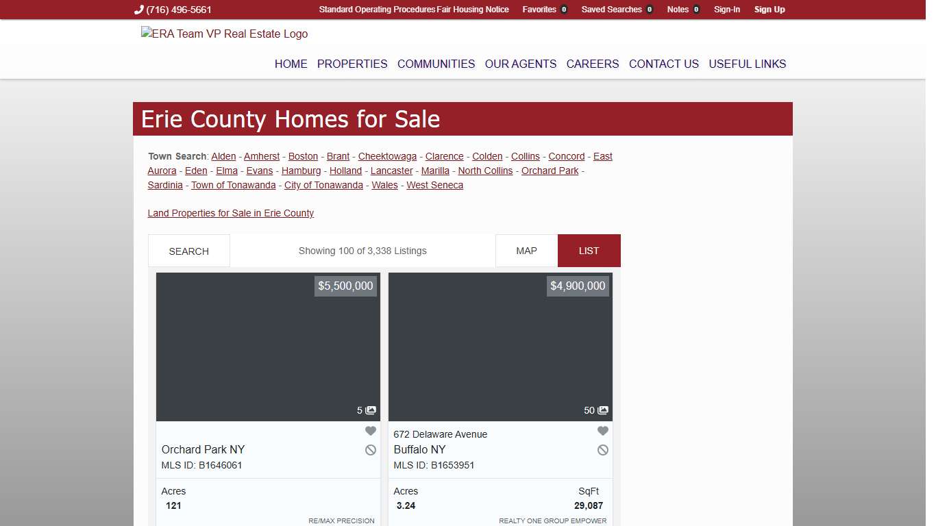 Erie County Homes for Sale